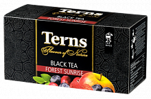 Terns FOREST SUNRISE чай черный пакетированный в саше, (25п х 1,5г)