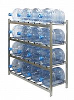 Стеллаж для хранения бутилированной воды на 16 бутылок