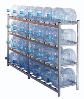 Стеллаж для хранения бутилированной воды на 24 бутылки