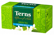 Terns Jasmine Breeze чай зеленый пакетированный в саше, (25п х 1,5г)